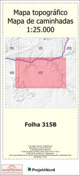 315B ROSMANINHAL-SUL | carte topographique Projektnord