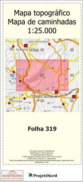 319 MINDE (ALCANENA) | carte topographique Projektnord