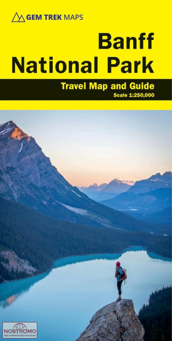 BANFF NATIONAL PARK - 11 | carte touristique Gem Trek