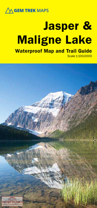 JASPER & MALIGNE LAKE - 1 | Gem Trek hiking map