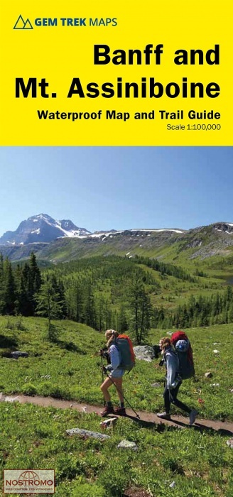 BANFF & MOUNT ASSINIBOINE - 5 | carte de randonnée Gem Trek