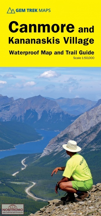 CANMORE & KANANASKIS VILLAGE | carte de randonnée Gem Trek