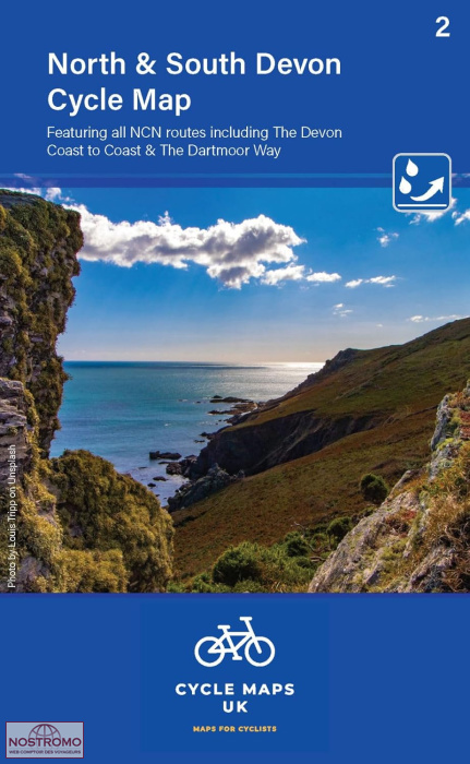 02 NORTH & SOUTH DEVON | Cycle Map cycling map