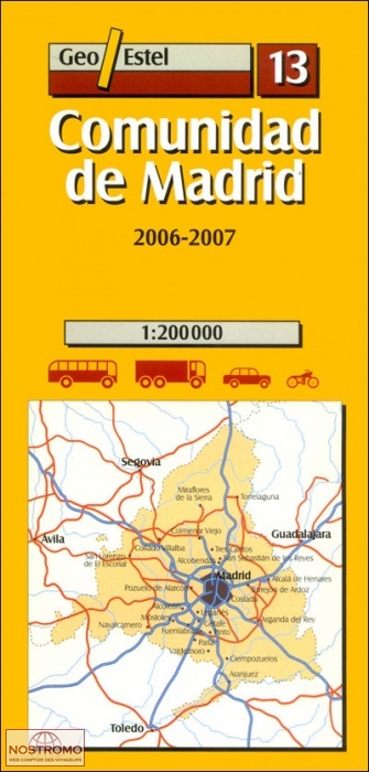 13 COMMUNITY OF MADRID | Geoestel road map