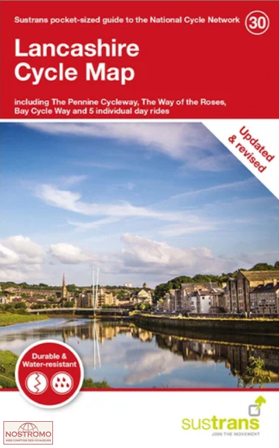 30 LANCASHIRE | carte de cyclotourisme Sustrans