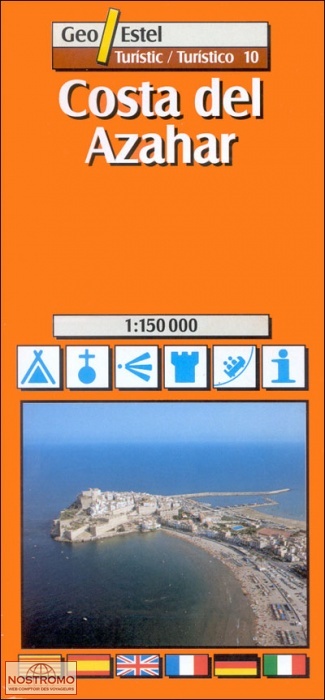COSTA DEL AHAZAR 10 | carte touristique Geoestel