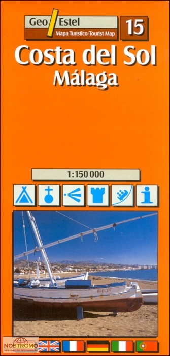 COSTA DEL SOL 15 | carte touristique Geoestel