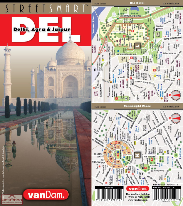 DELHI - AGRA -JAIPUR | plan de ville StreetSmart
