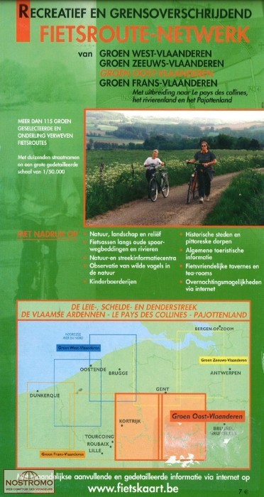 03 FLANDRE OUEST | carte de cyclotourisme Sportoena