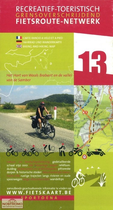 13 MONS - CHARLEROI | Sportoena cycling map