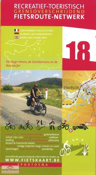 18 MALMÉDY - HAUTES FAGNES | Sportoena cycling map