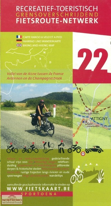 22 REIMS - AISNE VALLEY | Sportoena cycling map