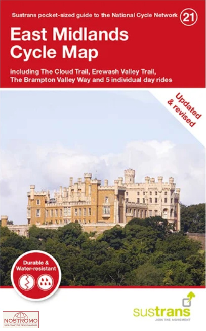 21 EAST MIDLANDS | carte de cyclotourisme Sustrans