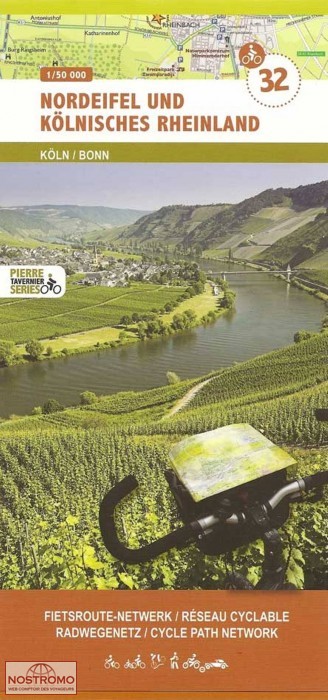32 NORTHERN EIFEL - RHINELAND OF COLOGNE  | Sportoena cycling map