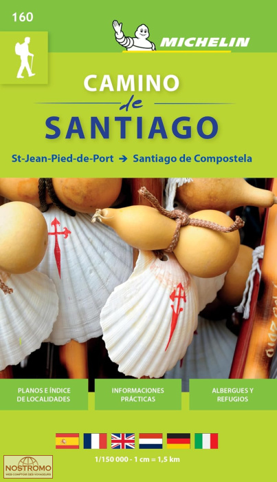 160 CAMINO DE SANTIAGO | carte de pèlerinage Michelin