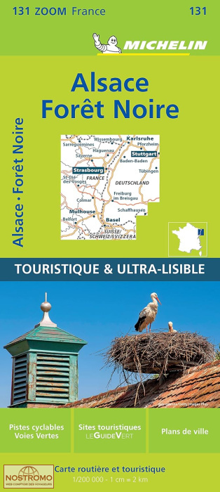 131 ALSACE - FORÊT NOIRE | carte routière Michelin