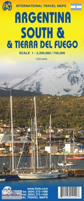 ARGENTINA SOUTH & TIERRA DEL FUEGO | ITMB travel map