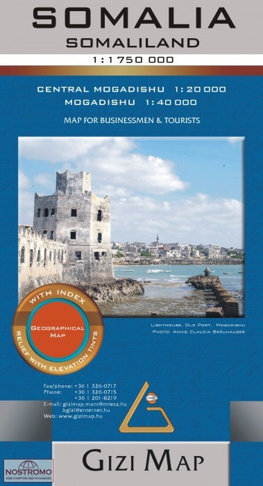 SOMALIA - SOMALILAND | Gizi Map travel map