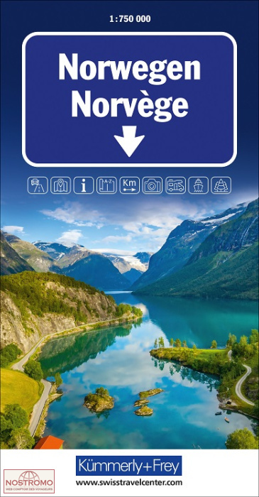 NORWAY | Kummerly+Frey road map