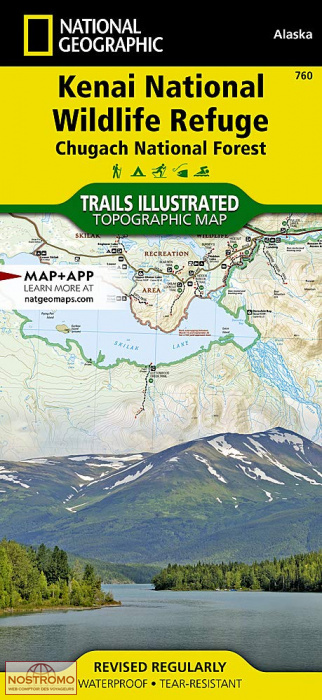 KENAI NATIONAL WILDLIFE REFUGE | National Geographic hiking map