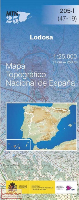 205-1 LODOSA | carte topographique CNIG