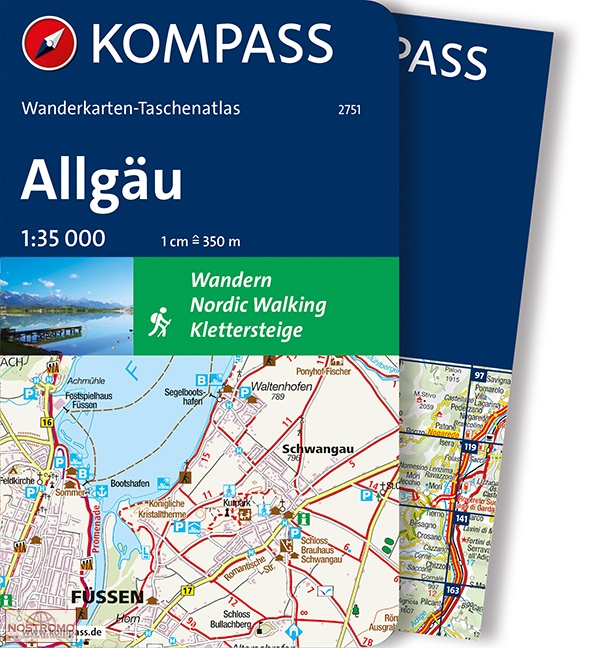 2751 ALLGÄU | atlas de cartes de randonnée