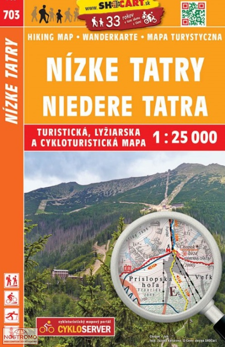 703 NÍZKE TATRY | carte de randonnée Shocart
