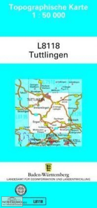 L8118 TUTTLINGEN | carte topographique LGL