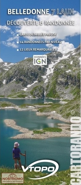 BELLEDONNE 7 LAUX | VTOPO hiking map