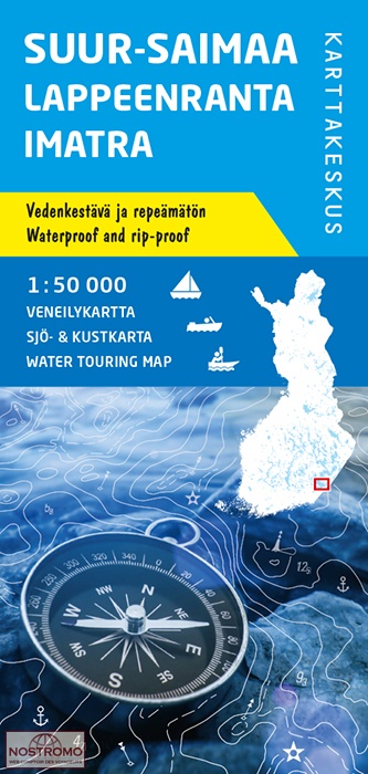 SUUR-SAIMAA - LAPPEENRANTA - IMATRA | carte de tourisme nautique Karttakeskus