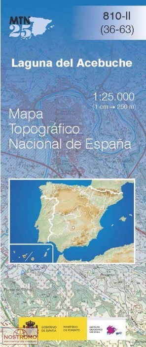 810-2 LAGUNA DEL ACEBUCHE | carte topographique CNIG