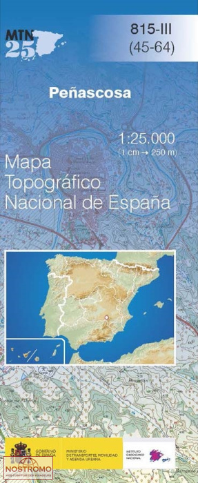 815-3 PEÑASCOSA | carte topographique CNIG