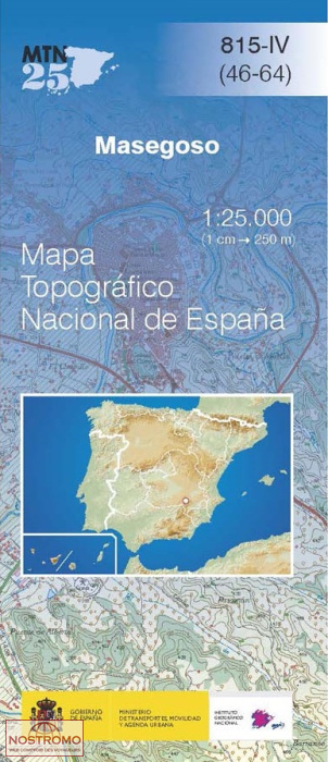 815-4 MASEGOSO | carte topographique CNIG