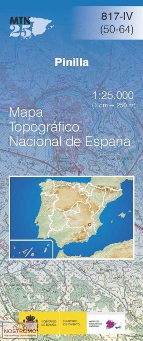817-4 PINILLA | carte topographique CNIG