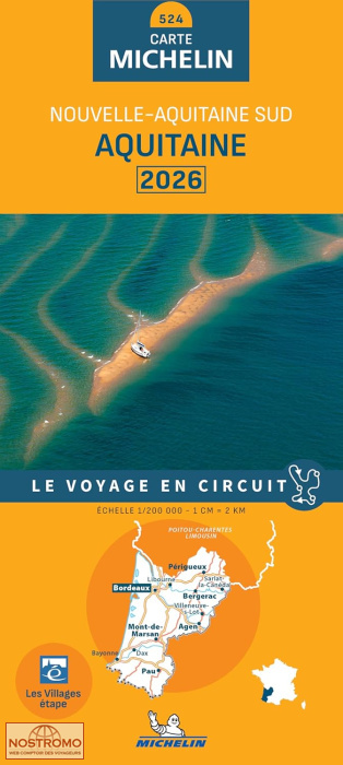 524 AQUITAINE | carte routière Michelin