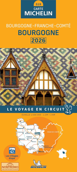 519 BOURGOGNE | carte routière Michelin