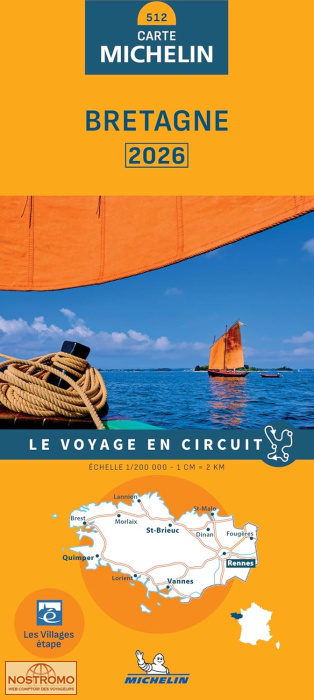 512 BRETAGNE | carte routière Michelin