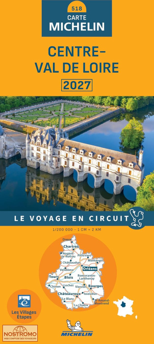 518 CENTRE - VAL DE LOIRE | Michelin road map