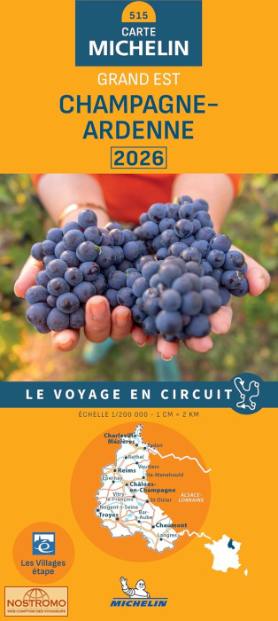 515 CHAMPAGNE-ARDENNE | carte routière Michelin