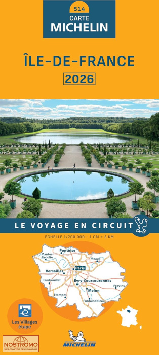 514 ÎLE-DE-FRANCE | carte routière Michelin