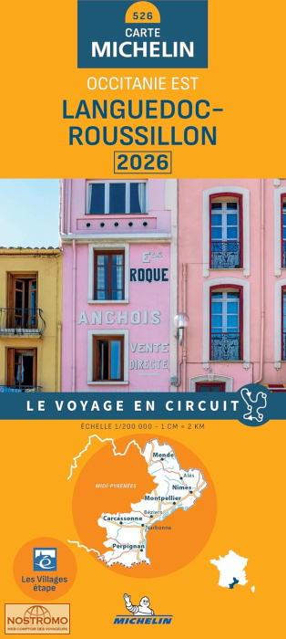 526 LANGUEDOC-ROUSSILLON | carte routière Michelin