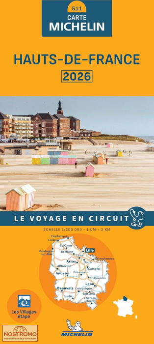511 HAUTS-DE-FRANCE | carte routière Michelin