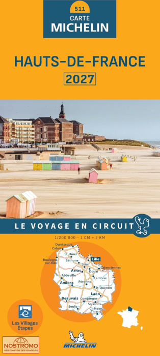 511 HAUTS-DE-FRANCE | Michelin road map