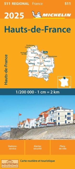 511 HAUTS-DE-FRANCE | Michelin road map