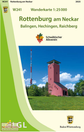 W241 ROTTENBURG AM NECKAR | LGL hiking map