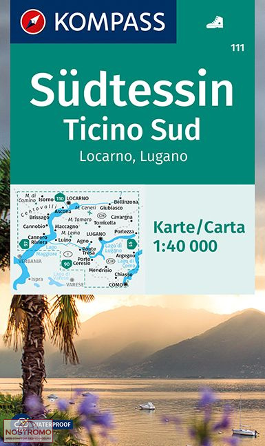 SÜDTESSIN / TICINO SUD 111 | Kompass hiking map