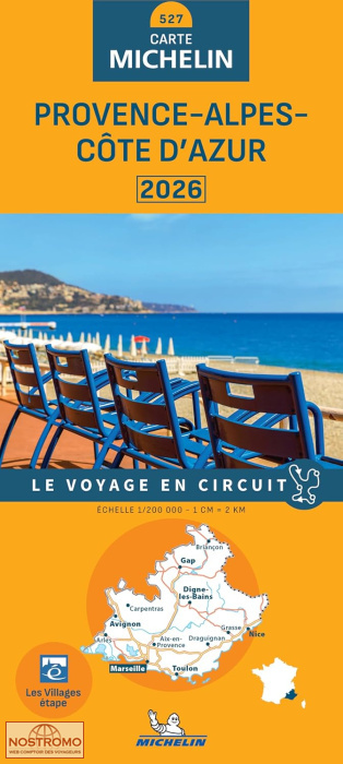 527 PROVENCE-ALPES-CÔTE D'AZUR | carte routière Michelin