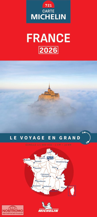 721 FRANCE | Michelin road map