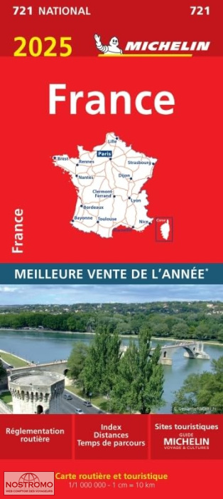 721 FRANCE | carte routière Michelin