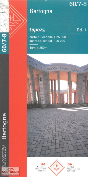 60/7-8 BERTOGNE | carte topographique NGI/IGN